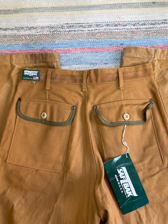 1980s Deadstock Duck Canvas Hunting Pants - image 4