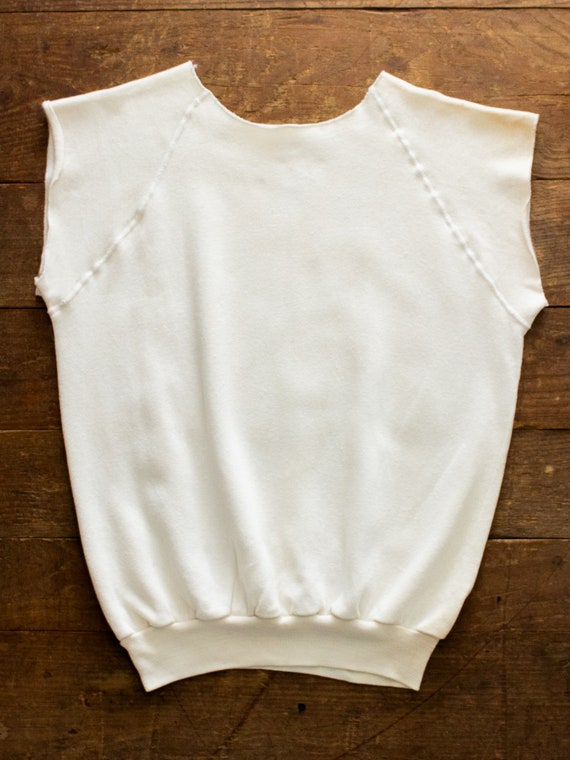 Vintage Cutoff Sweatshirt | Sleeveless Sweatshirt… - image 2