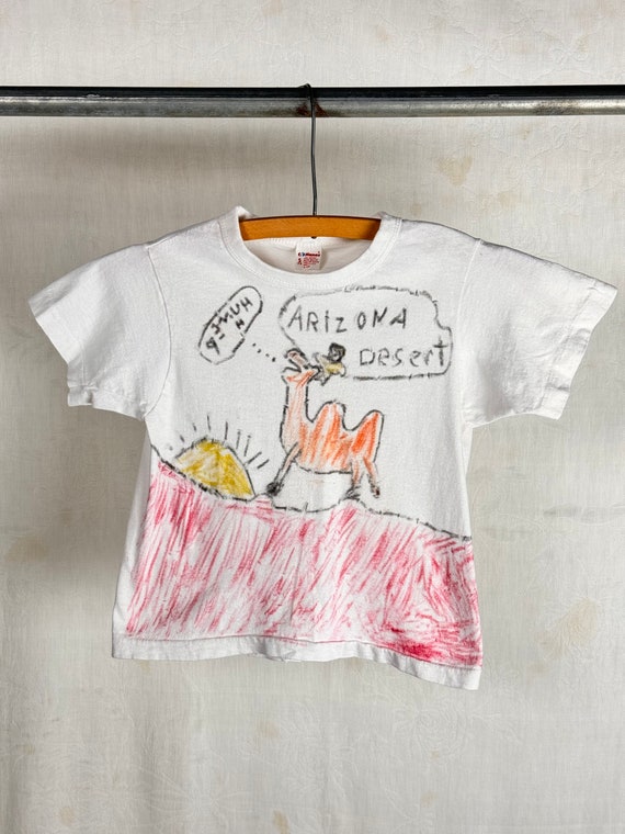 Vintage 1970s Arizona Desert Hand Drawn T Shirt