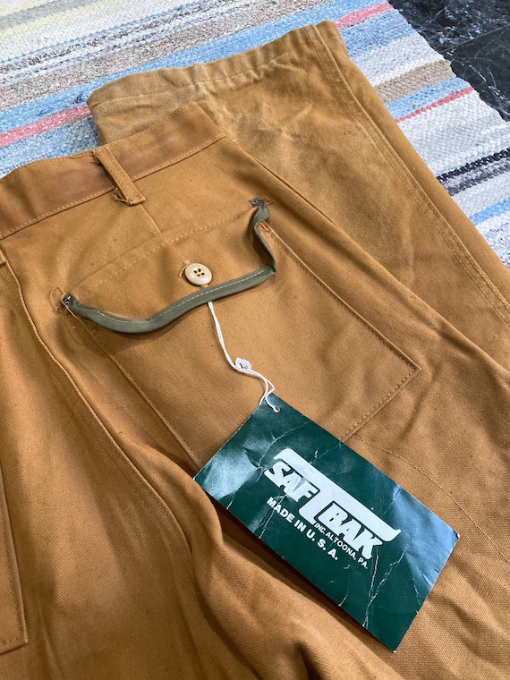 1980s Deadstock Duck Canvas Hunting Pants - image 2