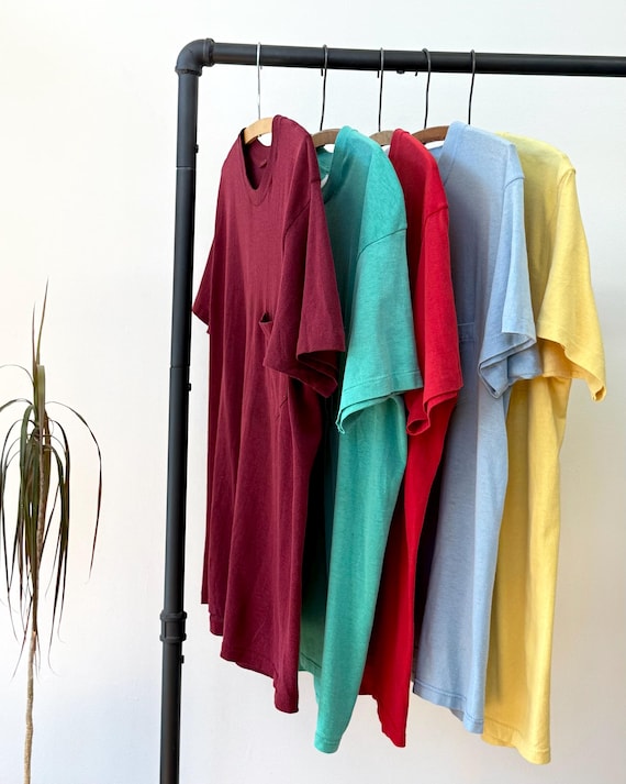 Vintage Pocket Tee Paper Thin Distressed T Shirt | pick one large xlarge