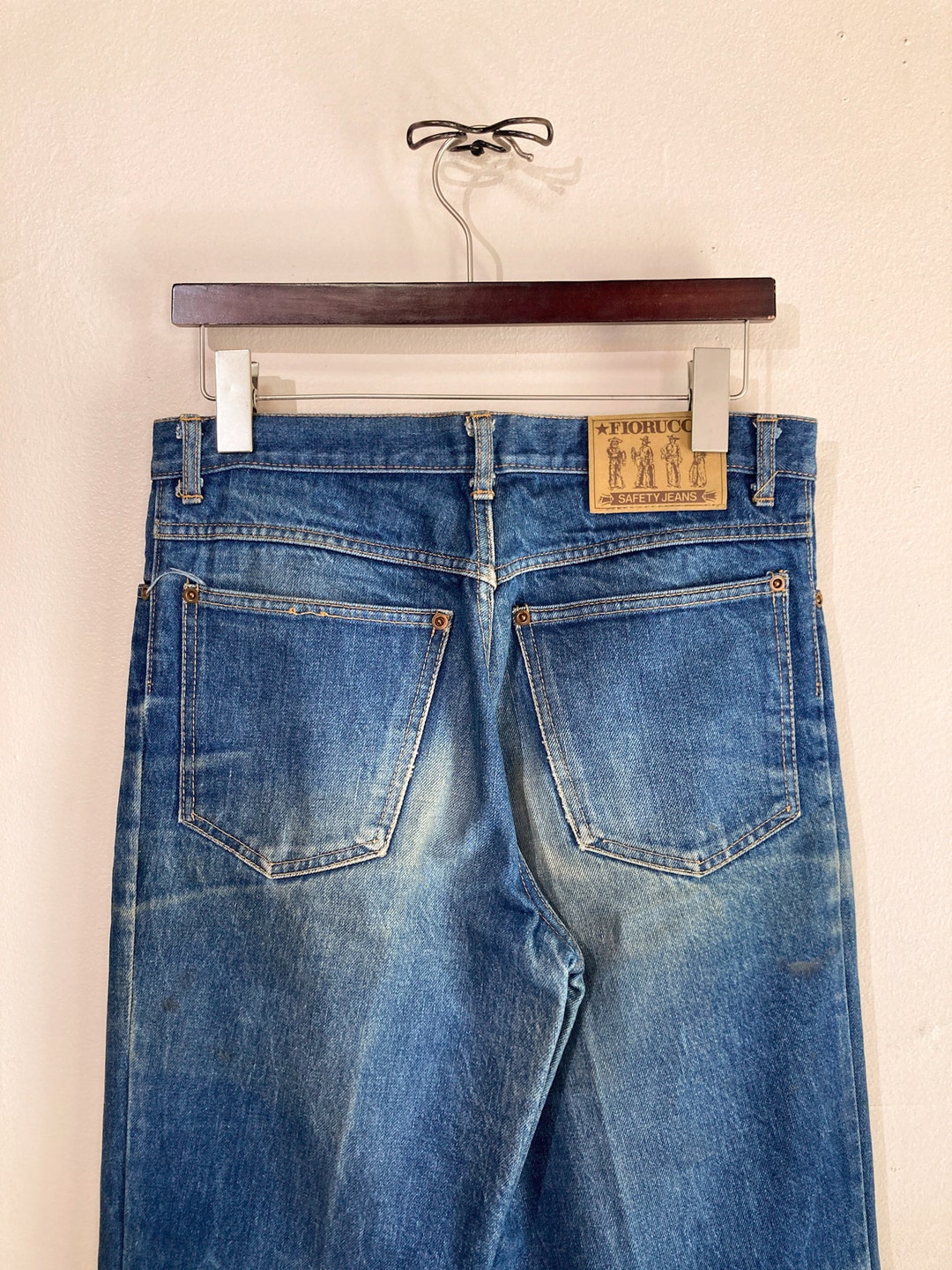 1970s 80s Fiorucci Denim Safety Jeans 30x34 - Etsy UK