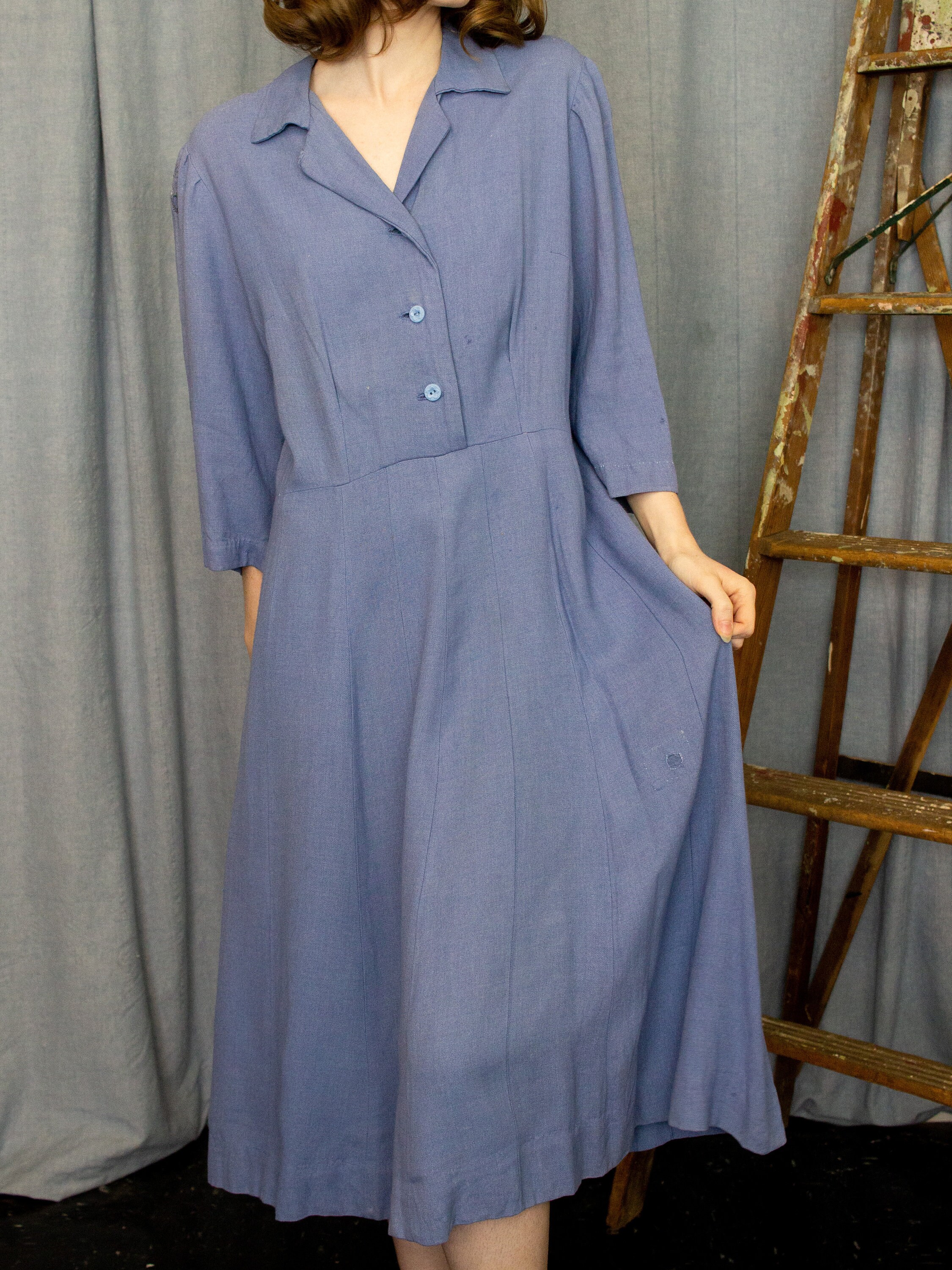 1940s farm dress