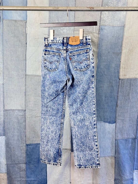 Childrens Vintage Levi’s Orange Tab Acid Wash Den… - image 1