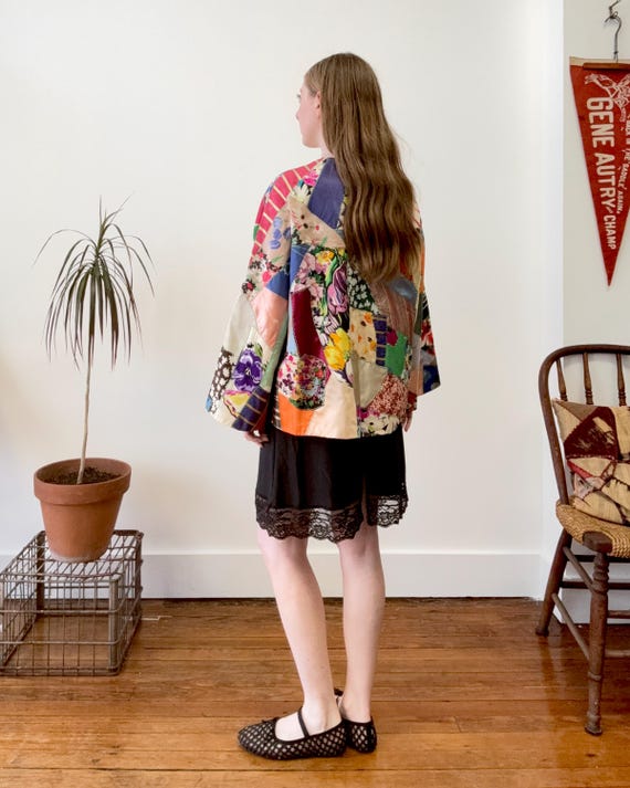 Vintage Christian Dior Black Lace Mini Slip Skirt | medium