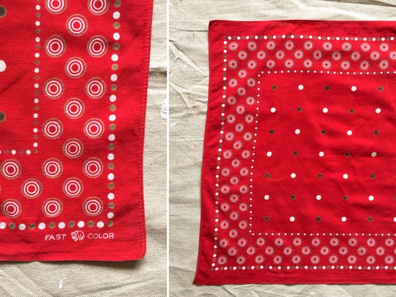 Elephant Trunk Down | 40s 50s Bandana | Vintage Re