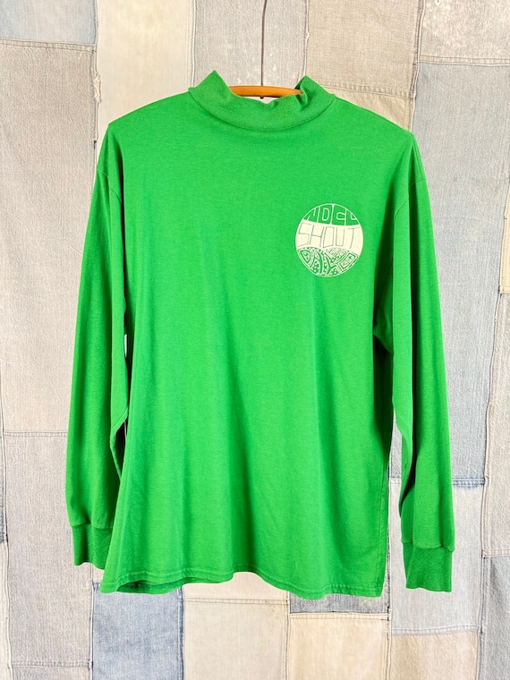 Vintage 1990s Turtleneck Graphic T Shirt