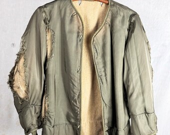 Vintage 1950s Thrashed M-51 Field Jacket Liner - Etsy