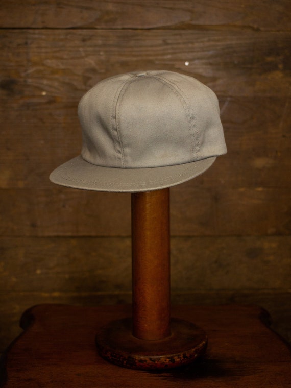 Gray Baseball Cap | Vintage Ball Cap | Handmade Ba
