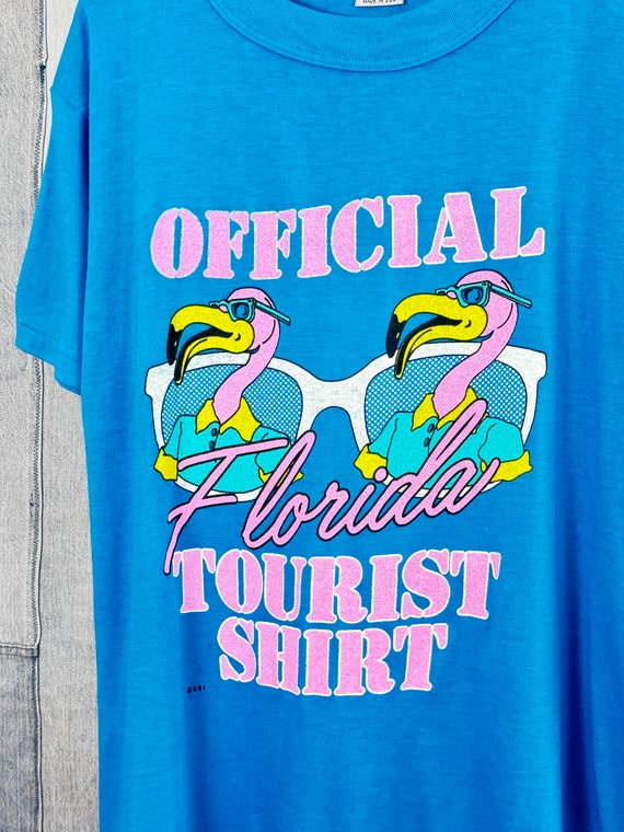 Vintage 1980s 90s Florida Souvenir Tourist T Shirt - image 2
