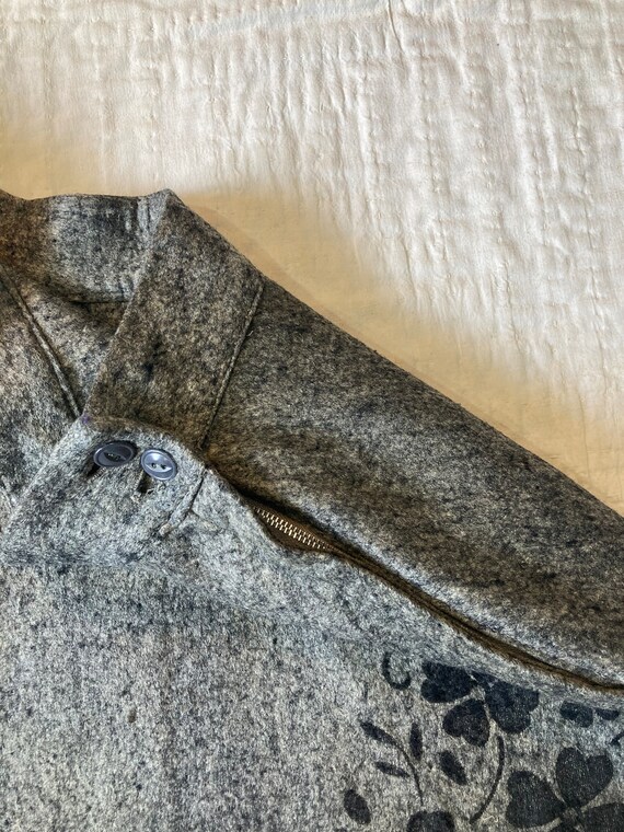 1950s Candy Novelty Felt Swing Skirt Gem