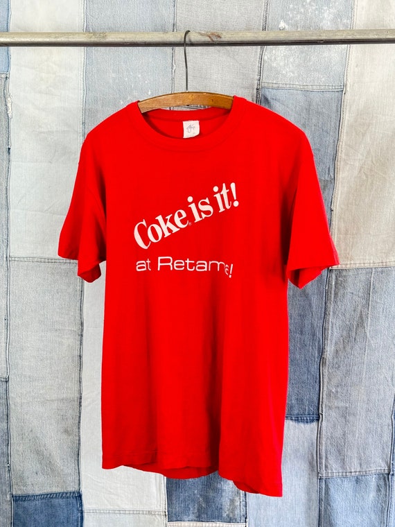 Vintage 1980s 90s Coke Graphic T Shirt