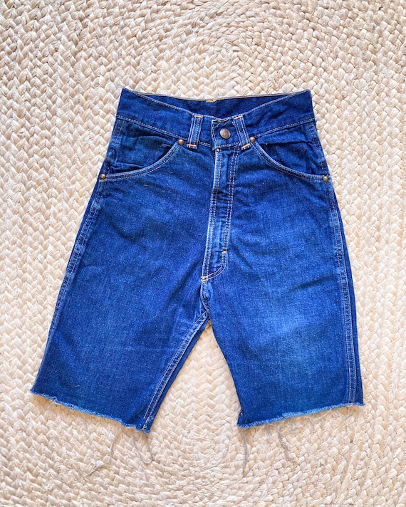 1960s Denim Cutoff Shorts