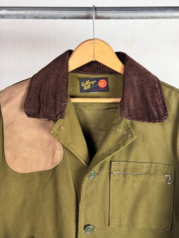 Vintage 1960s Bullseye Bill Green Canvas Barn Jacket Medium - Etsy