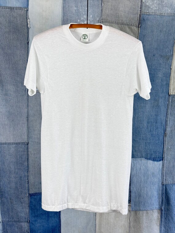 Vintage 1970s 80s Brut White T Shirt