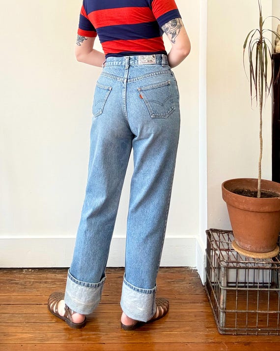 Vintage 1970s Levi’s California Straights Light Wash Denim Jeans | 28 29 waist