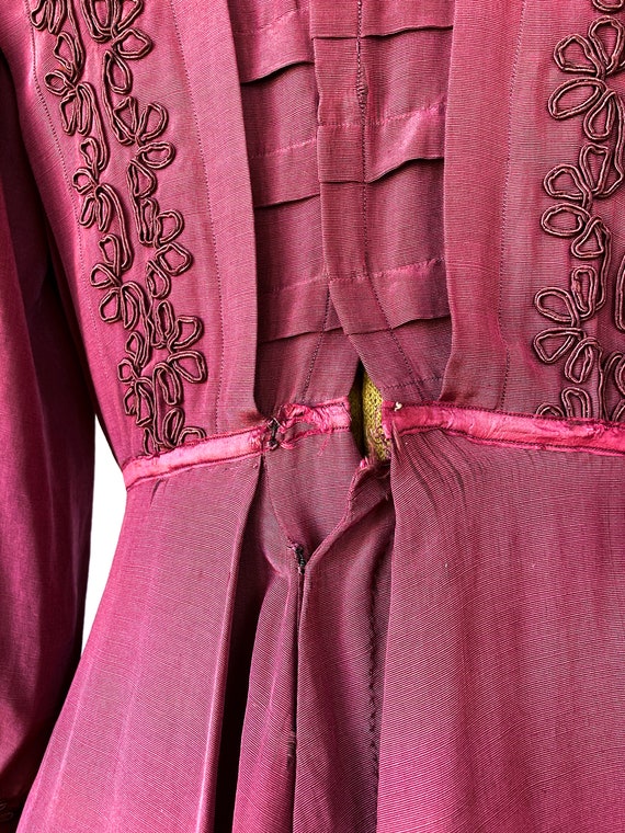 Edwardian Silk Grosgrain Tea Dress | Gibson Girl … - image 8