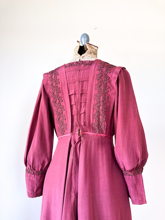 Edwardian Silk Grosgrain Tea Dress | Gibson Girl … - image 3