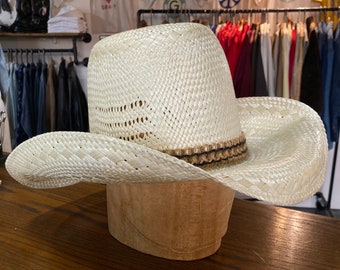 1970s Bailey Straw Cowboy Hat