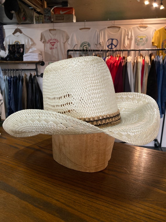 1970s Bailey Straw Cowboy Hat