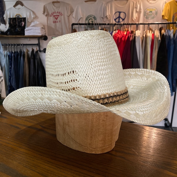 Straw Cowboy Hat - Etsy