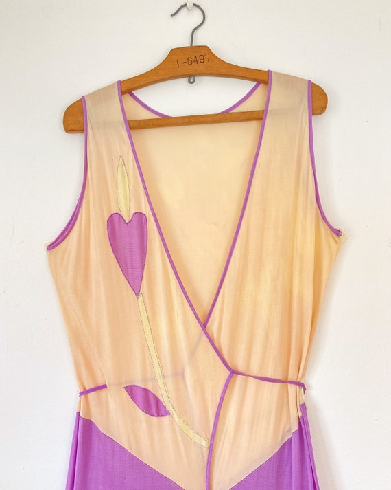 Antique Beach Pajamas | 30s 40s Rayon Loungewear … - image 2
