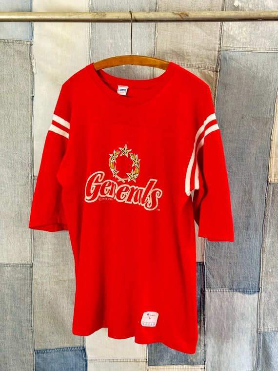 Vintage 1980s Generals New Jersey Football Champio