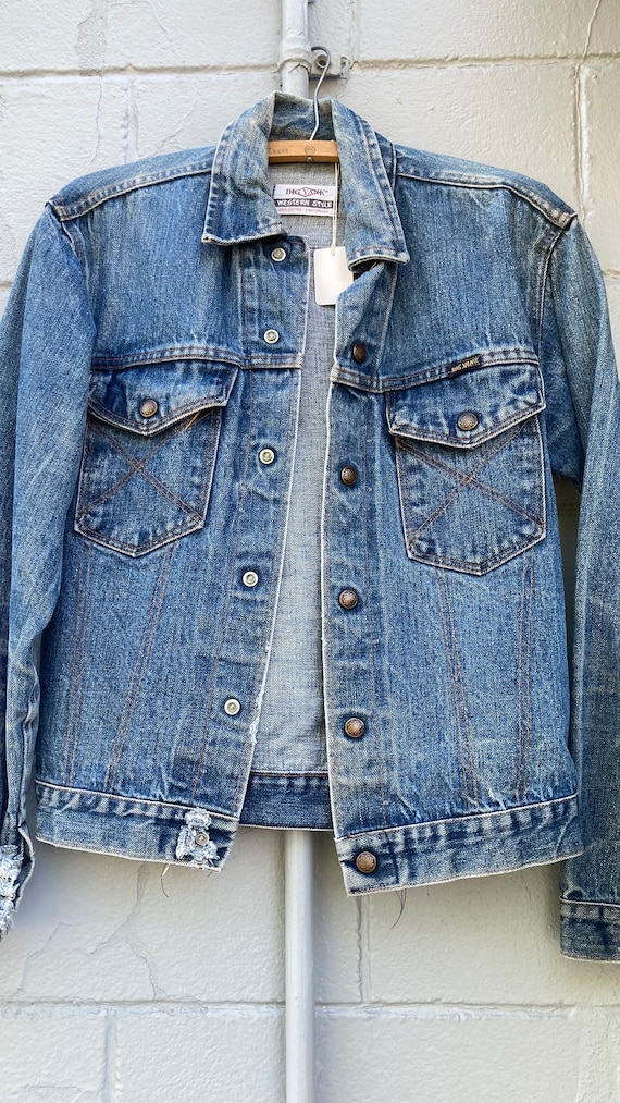 1960s 70s Big Yank Selvedge Denim Jacket - image 2