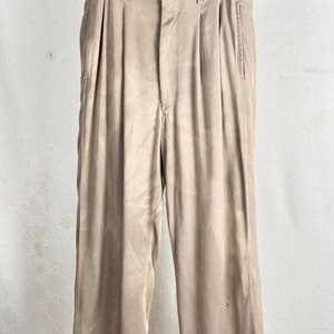 1950s Gray Gabardine Pants