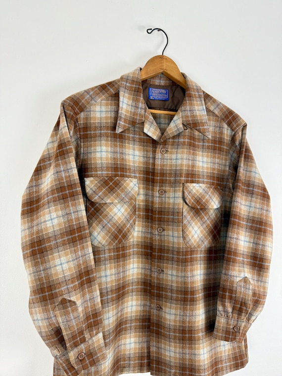 トップス 70s PENDLETON \"made in usa\" BOARD shirts Vintage 60s 70s Pendleton Board Shirt Mens XL 100% Wool USA