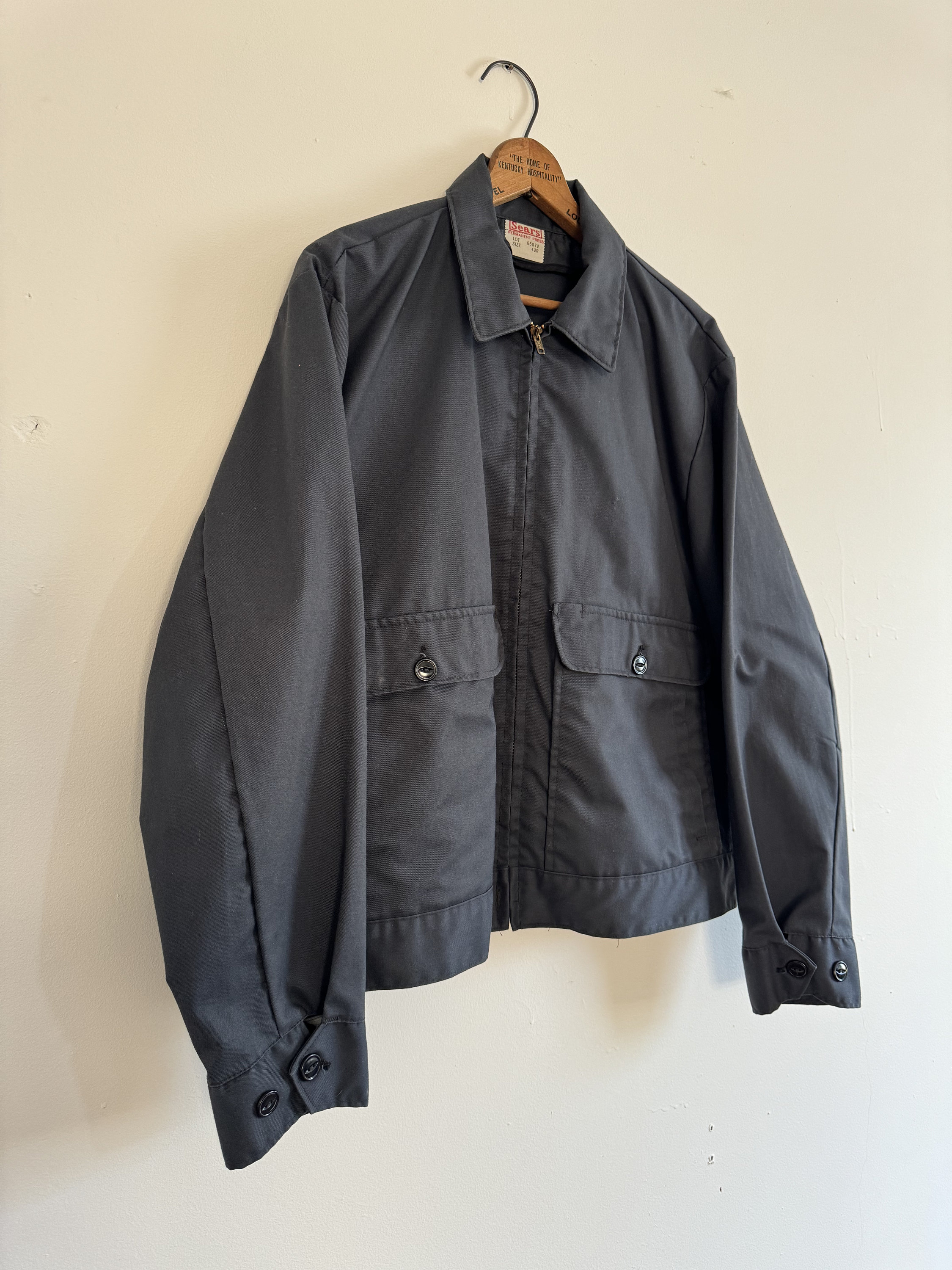 ジャケット・アウター 60s 70s CORPORATE STAFF WORK JACKET Vintage-70s-Men-Cropped-Work-