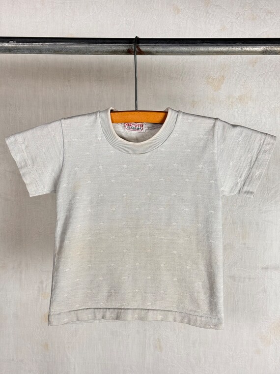 Vintage 1950s Childrens Healthtex Distressed Knit T Shirt