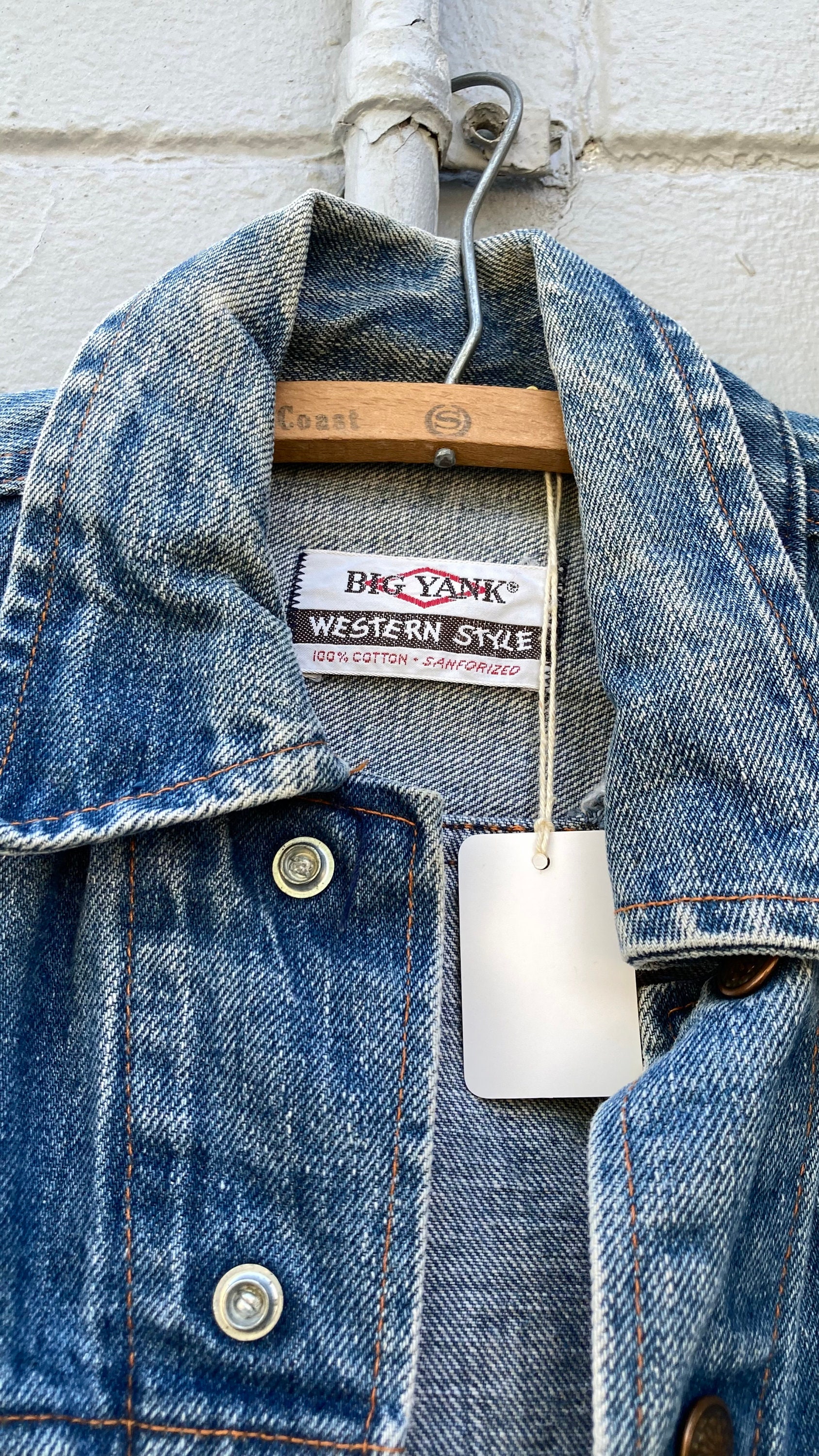 Vintage 1960s 70s Big Yank Selvedge Denim Jacket - Etsy Vintage 1960s 70s Big Yank Selvedge Denim Jacket - Etsy
