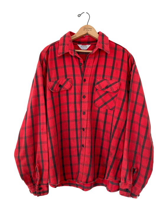 Five Brother flannel shirt | vintage distressed f… - image 1