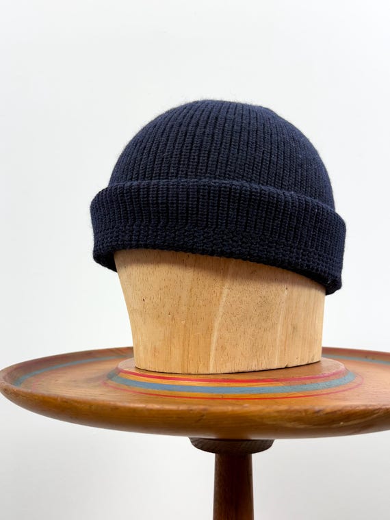 Vintage 1940s USN Wool Knit Watch Cap