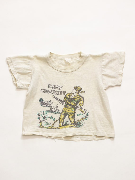 Davy Crockett T Shirt | 50s T Shirt | 1950s Davy