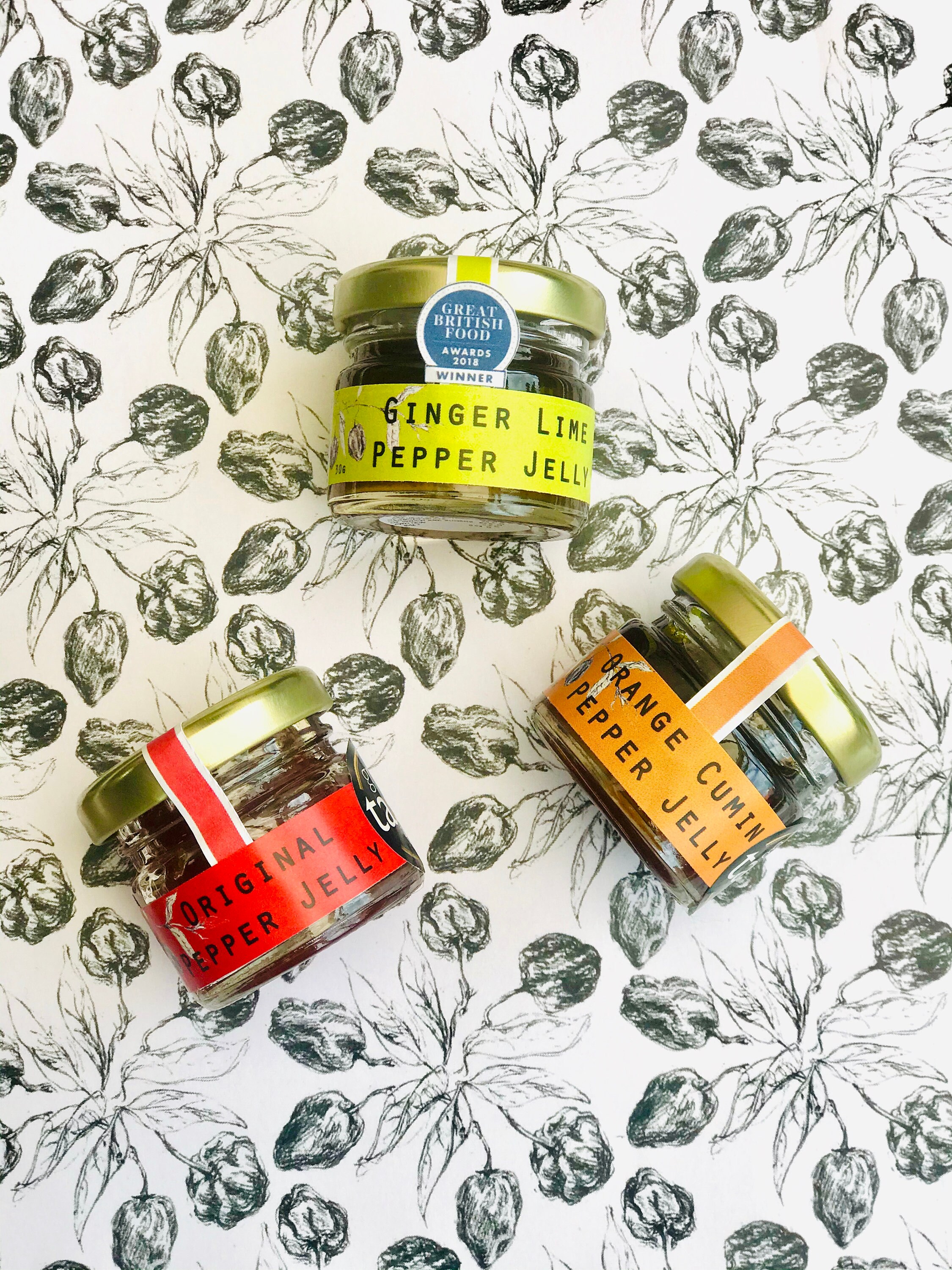 Box of 6 Mini Pepper Jelly Gift Packs of 3 x 30g Variety Etsy