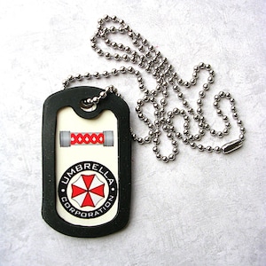 Umbrella Corporation Dog Tag Resident Evil  T-virus  Cosplay  Prop  Gift