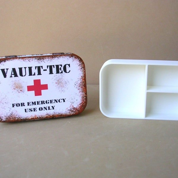 Fallout  First-Aid Kit   Stash Box Tin Organizer     Gift  Display  Prop  Cosplay