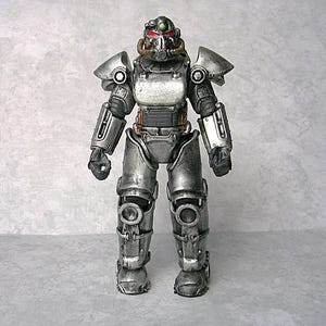 Fallout  T-51   Power Armor  Custom  Painted  4 inch  Action Figure