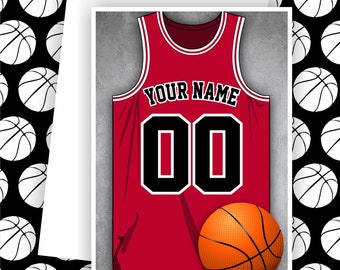personalized bulls jersey