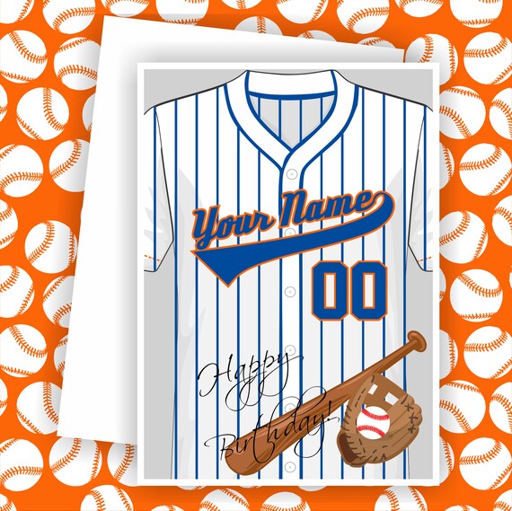 ny mets custom jersey