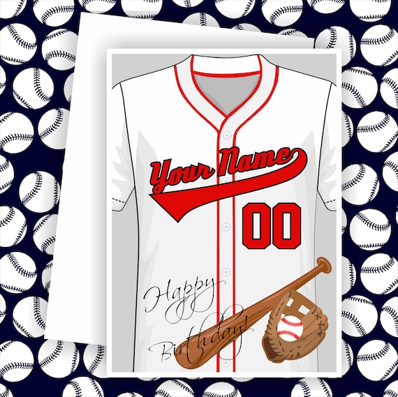 personalized reds jersey