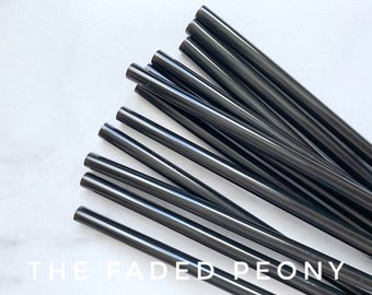 Straw for Starbucks Tumbler, PER STRAW, Reusable Straw, Straw for Tumblers, Straw for Starbucks Cup, Black Reusable Straw