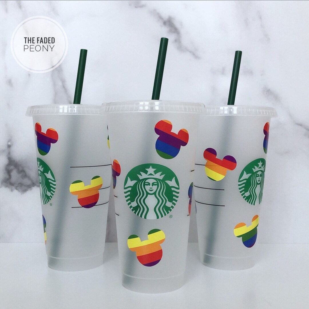 Starbucks Tumbler, Gay Pride Starbucks Tumbler, LGBT, Starbucks Cup, Disney Starbucks, Starbucks