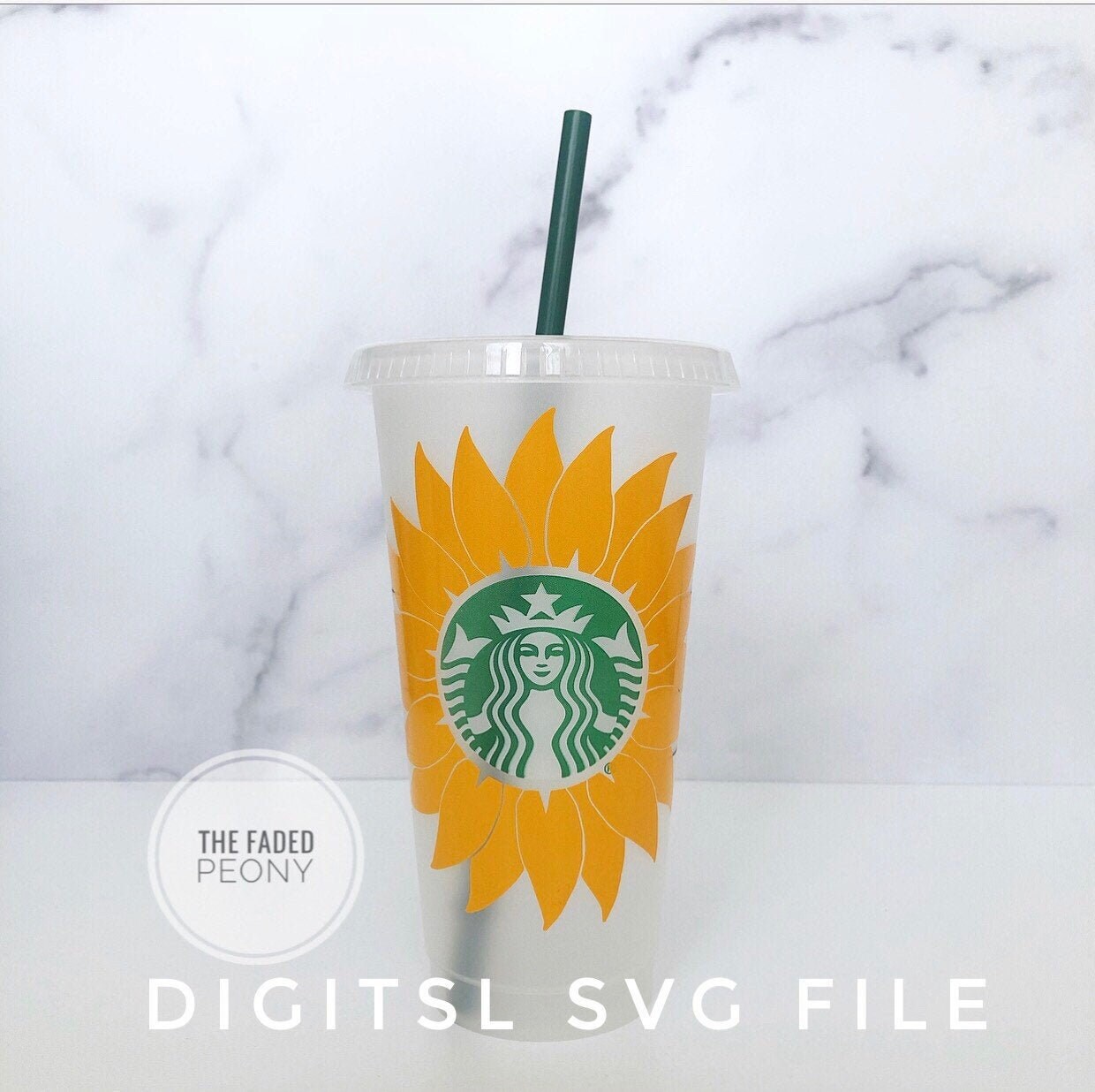 Download Sunflower Svg Starbucks Cup Free - Layered SVG Cut File ...