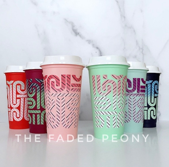 Starbucks Cup, Starbucks Candy Cane Cup, Starbucks Color Changing