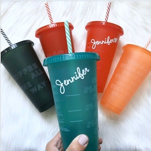 Starbucks Cup, Custom Starbucks Tumbler, Personalized Starbucks Cup, Starbucks Tumbler, Starbucks Holiday Cup, Starbucks Christmas Cup, Cold