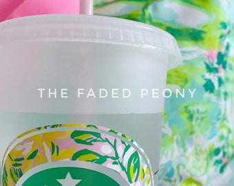 Starbucks Cup, Starbucks Tumbler, Teacher Gifts, Beach Wedding Favors, Bridesmaid Gifts, Personalized Gifts, Lilly Starbucks