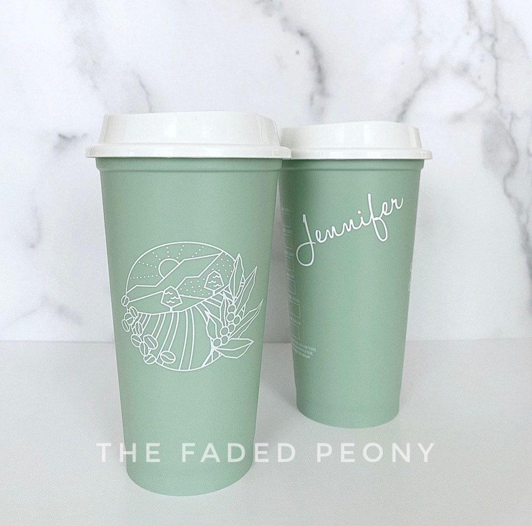 Starbucks Earth Day Cup, Starbucks Light Green Cup, Starbucks Tumbler